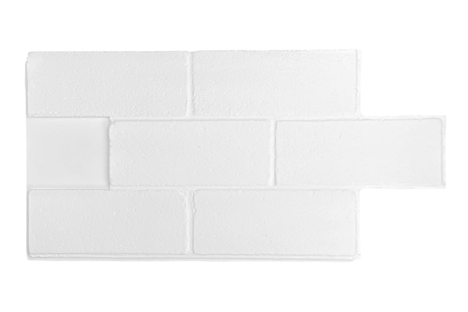 Cinder Block Interlock Faux Wall Panels-Interlock