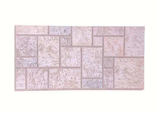 Faux Coral Block Wall Panels - Interlocking Fit