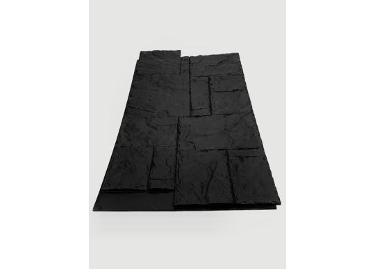 Hand Cut Block-Interlock-Black