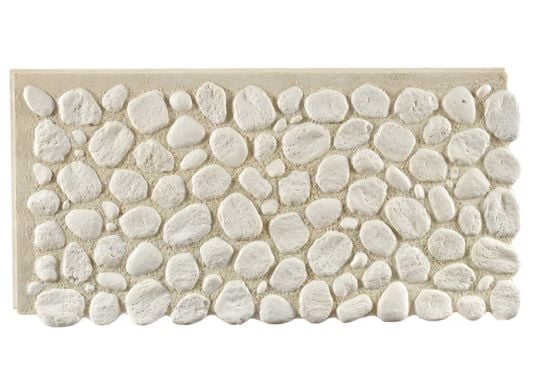 Large Faux Riverstone Wall Panels - Interlocking Fit