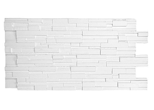 White Faux Reclaimed Timber Wood Wall Panels
