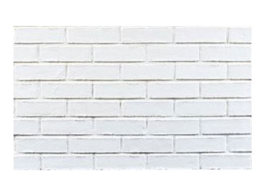 White Faux Smooth Brick Standard Wall Panels