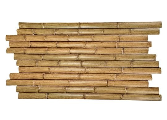 Bamboo Large Faux Wall Panels-Interlock