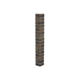 Select Brick Tumbled Select Brick Corner Colonial Tan