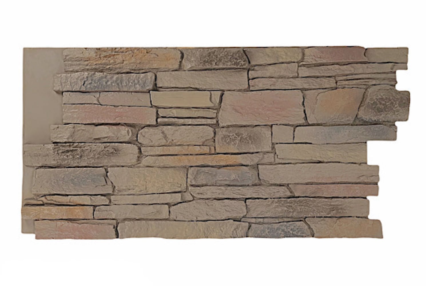 Ledgestone Select Faux Wall Panel Interlock Natural Gray Texture Plus, image size:1500x1000