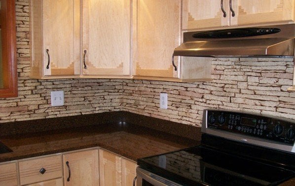 DIY Faux Brick Backsplash Texture Plus