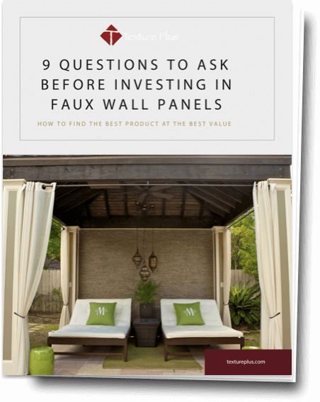 9 Question about Faux Wall Panels eBook