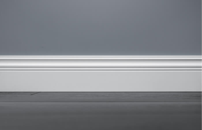 An example of a raised trim paneling with a beveled edge.