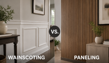 wainscoting vs paneling